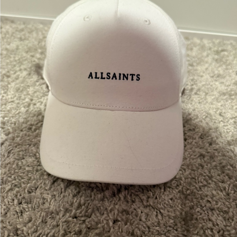 All Saints White Minimalist Accent Cap